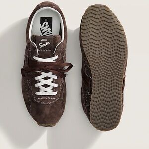 SOLD!!!
Vans Serio Suede Sneakers in Dark Brown with White Accents
